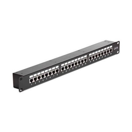 Panasonic Patch Panel Empty 24 Port Black (3SR-PATCH-24P-EMP)