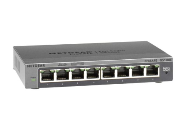Netgear GS108E 8 Port Switch (GS108E-300UKS)
