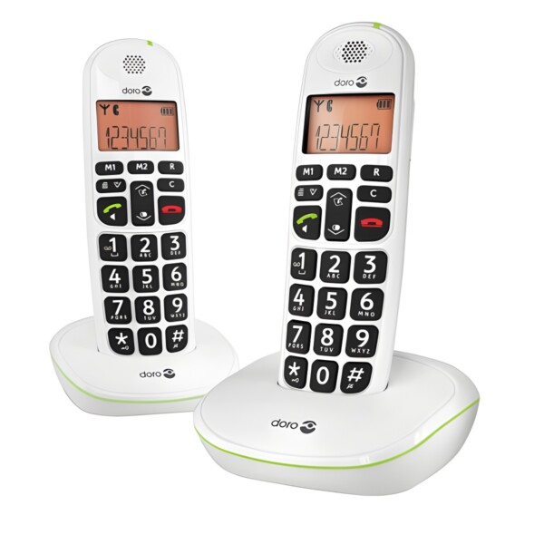Doro L Button PhoneEasy 100W Twin DECT (5551)